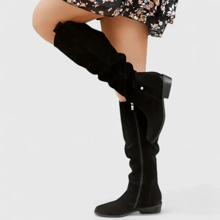 Natalia | Mujer Botas Altas hasta la Rodilla Forradas