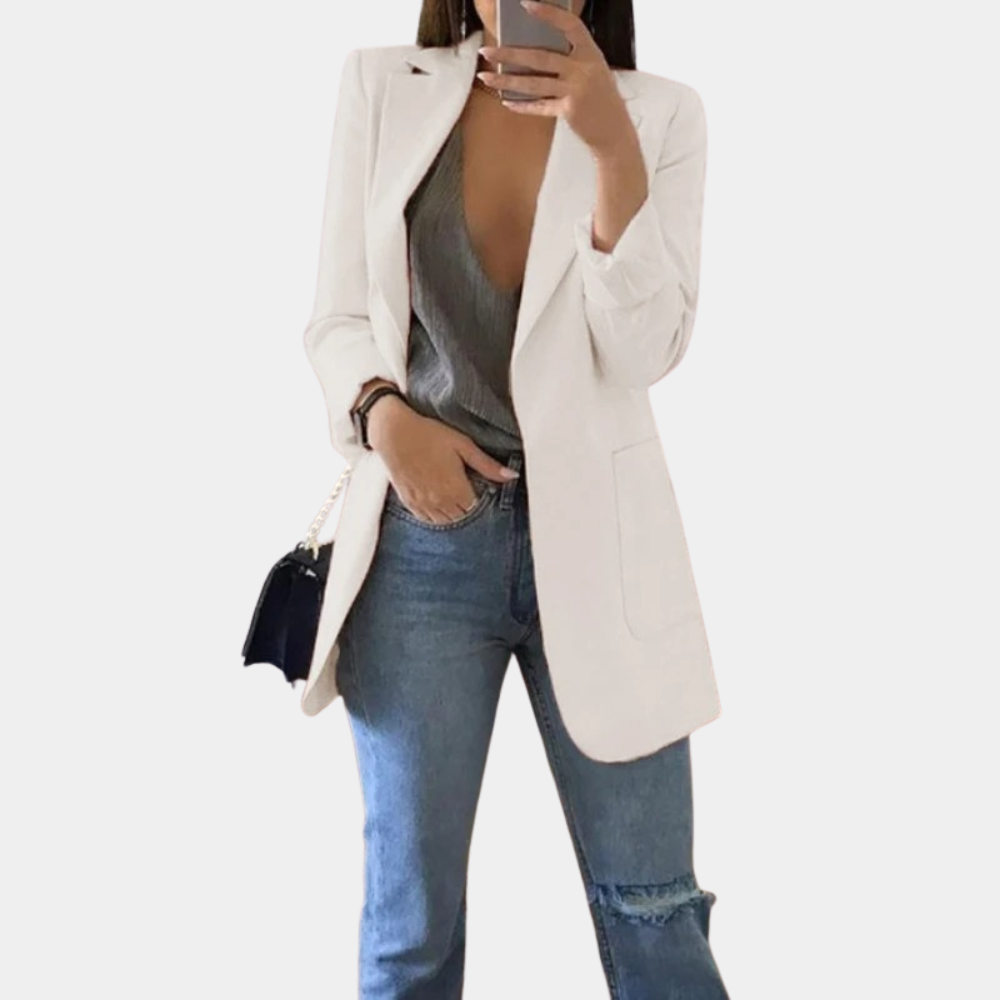 Emily | Mujer Blazer Largo Versátil