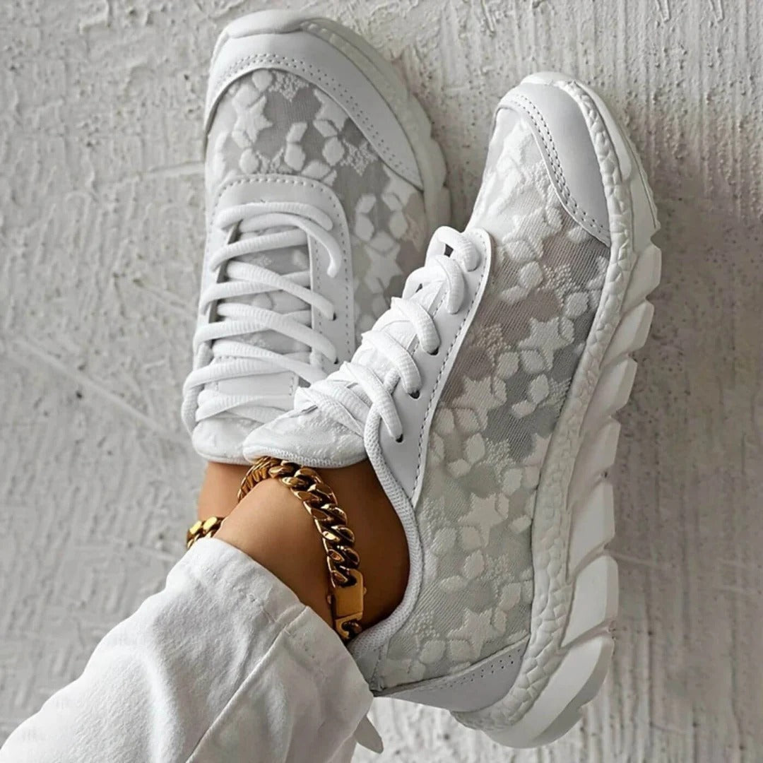 Charlotte | Mujer Zapatillas con Estampado Floral y Plantilla Acolchada