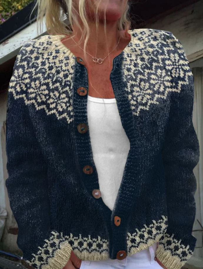 Neve | Mujer Chaleco de Punto Sin Mangas Gris Oscuro