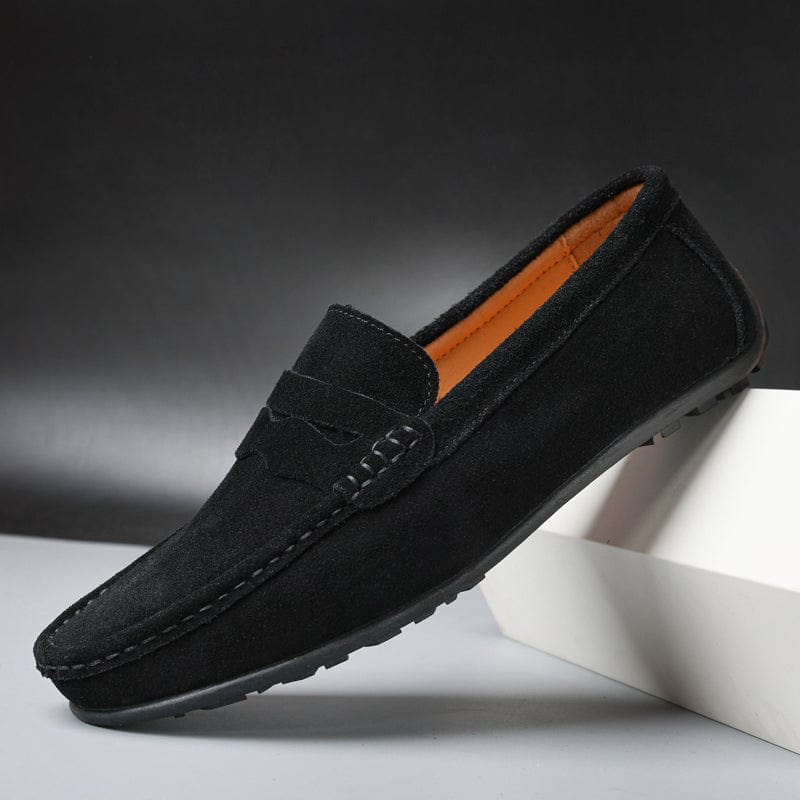 Dean | Hombre Mocasines de Ante con Soporte del Arco