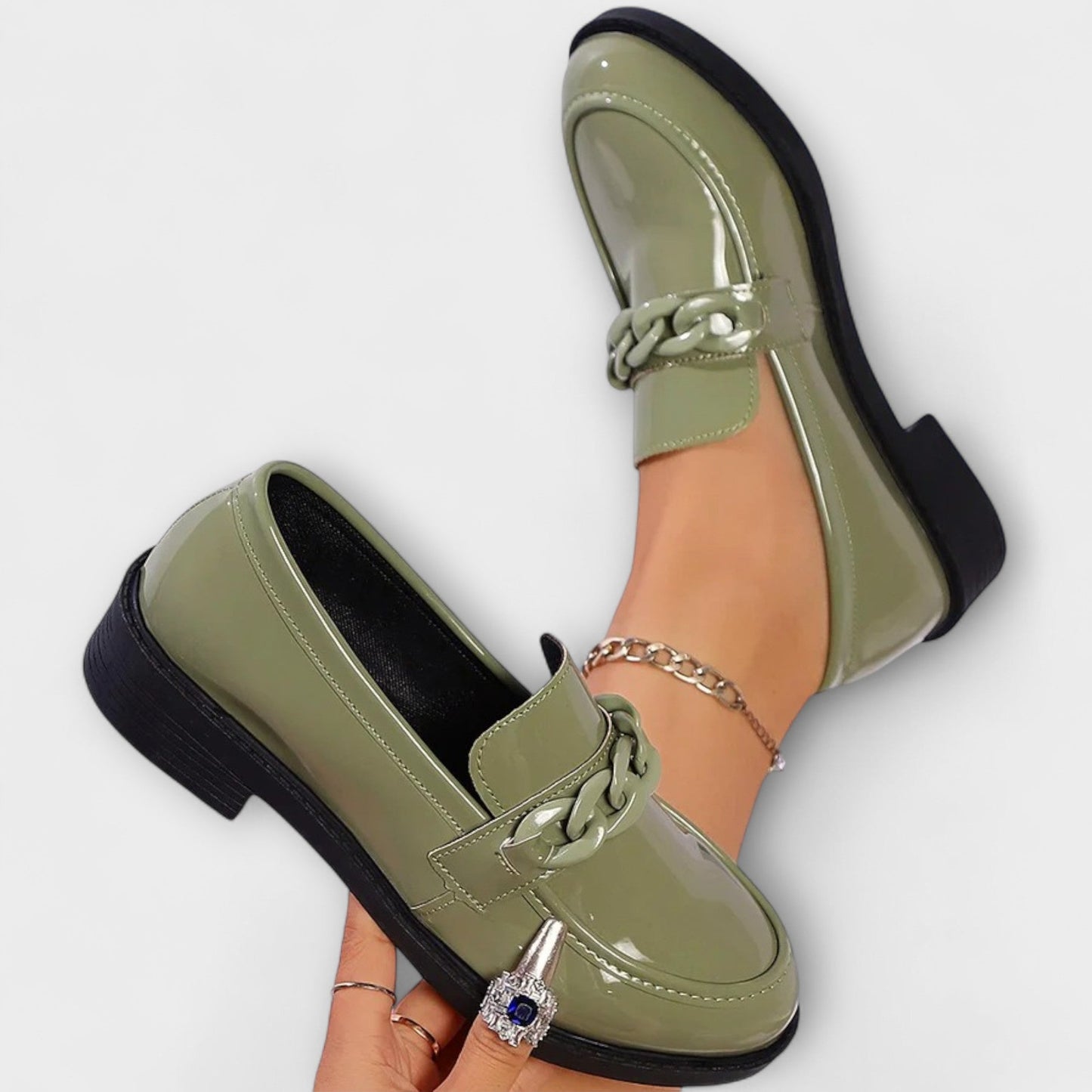 Lumi | Mujer Mocasines de Punta Redonda