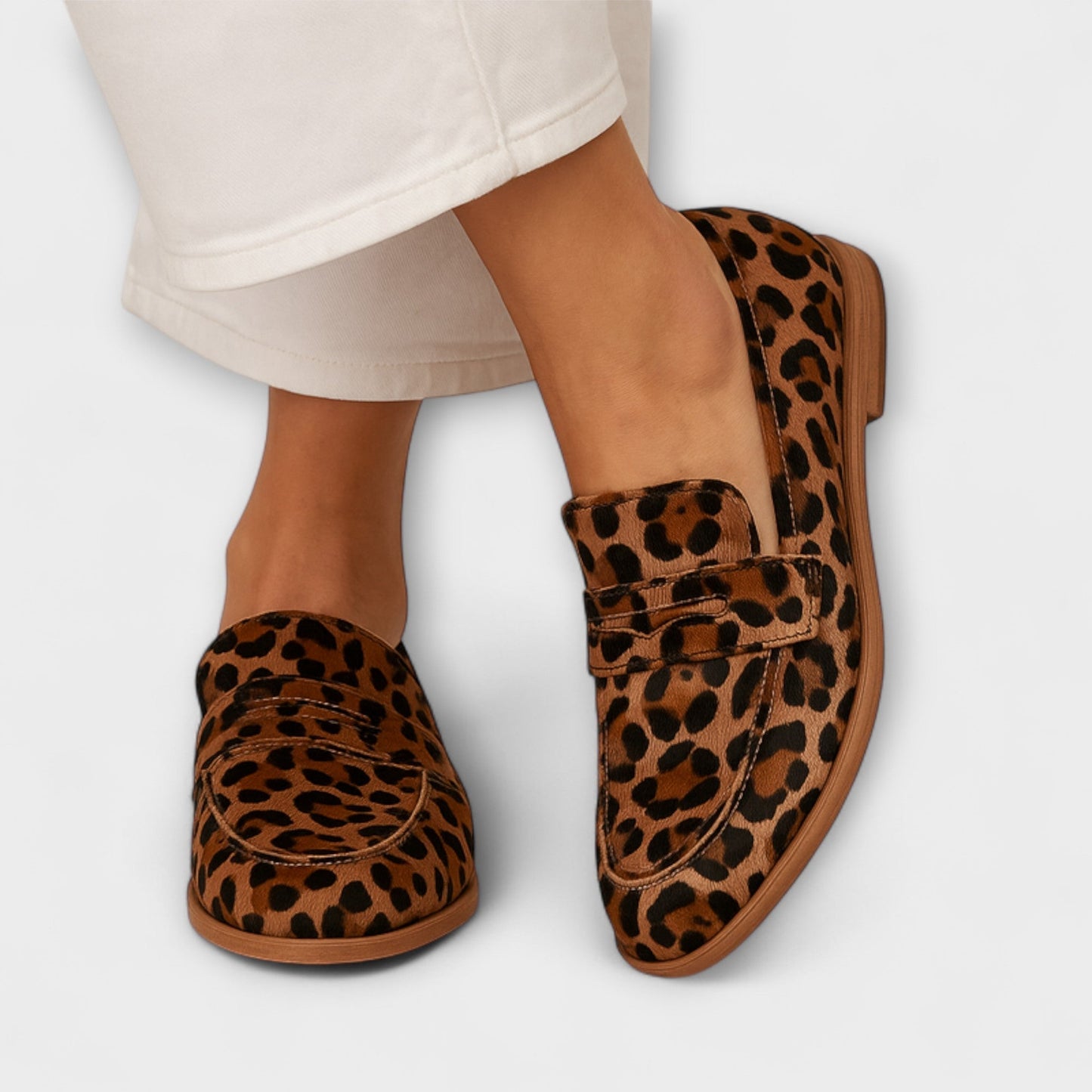 Elaine | Mujer Pantuflas Acolchadas de Punta Redonda