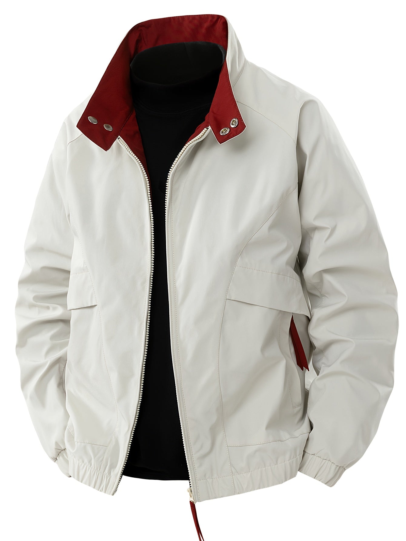 Anthonie | Hombre Chaqueta Cortavientos Impermeable con Cuello Alto