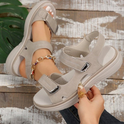 Layla | Mujer Sandalias de Malla con Cierre de Velcro