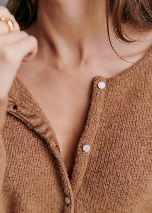 Eloise | Mujer Chaleco de Punto con Botones
