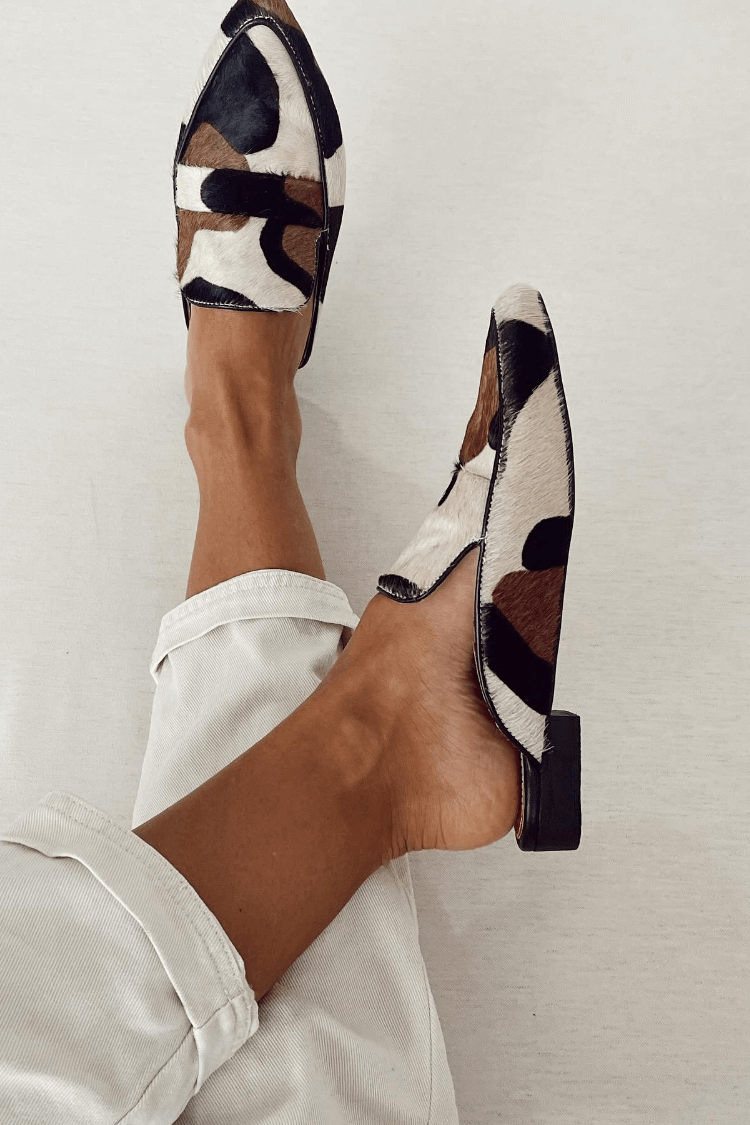 Vianice | Mujer Mocasines Sin Cordones con Estampado