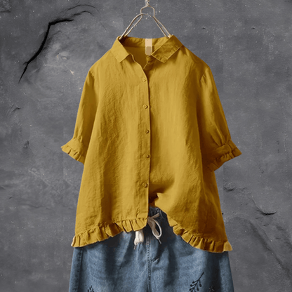 Heleen | Mujer Blusa de Primavera Favorecedora Versátil