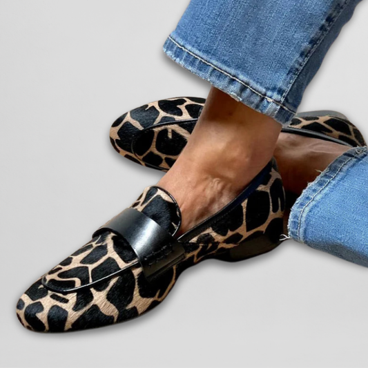 Evie | Mujer Mocasines con Estampado Animal