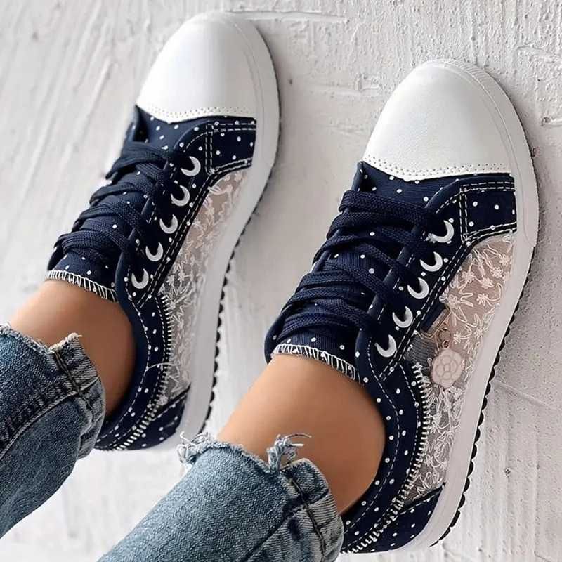 Gea | Mujer Zapatillas con Soporte del Arco y Puntera Ancha