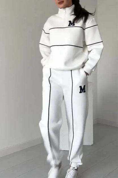 Alisson | Mujer Conjunto Deportivo con Media Cremallera y Pantalón Jogger