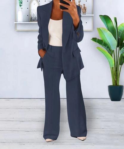 Megan | Mujer Traje Formal de Dos Piezas Elegante