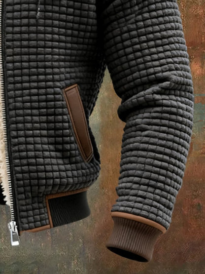 Brian | Hombre Chaqueta con Forro Sherpa y Cremallera