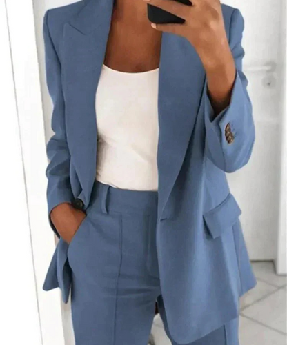 Megan | Mujer Traje Formal de Dos Piezas Elegante