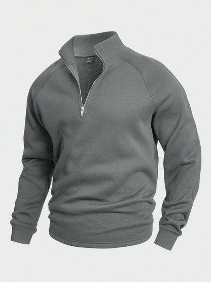 Antonio | Hombre Sudadera con Media Cremallera