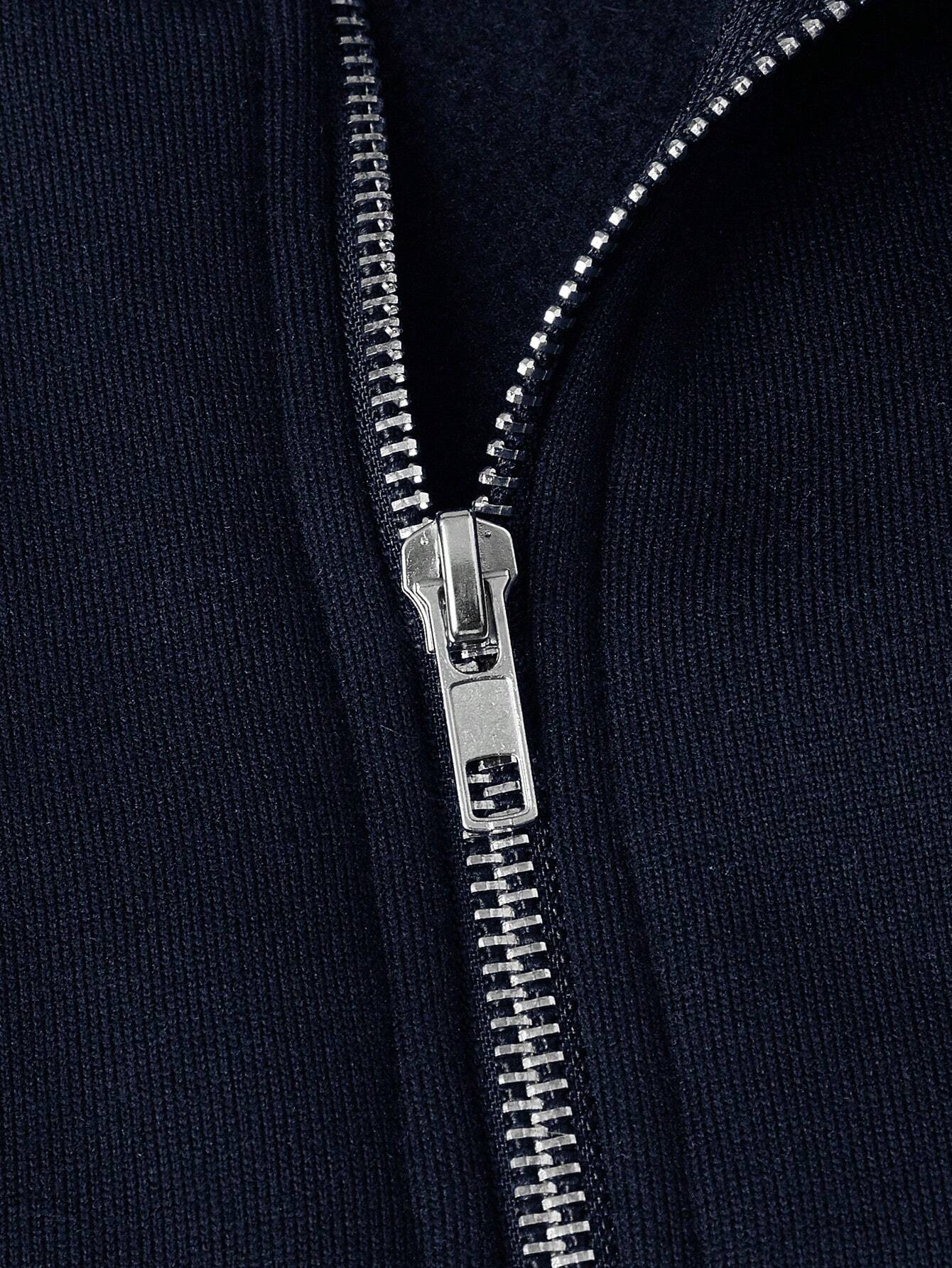 Antonio | Hombre Sudadera con Media Cremallera