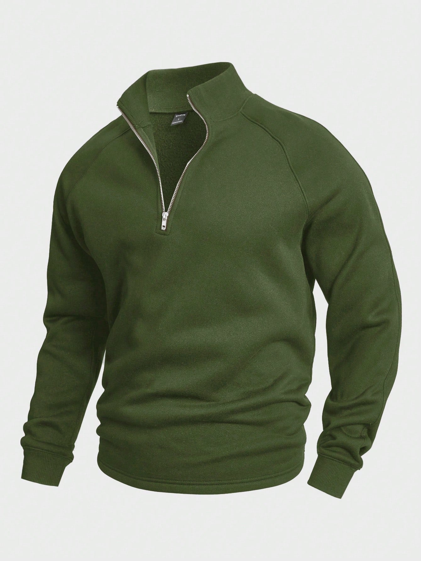 Antonio | Hombre Sudadera con Media Cremallera