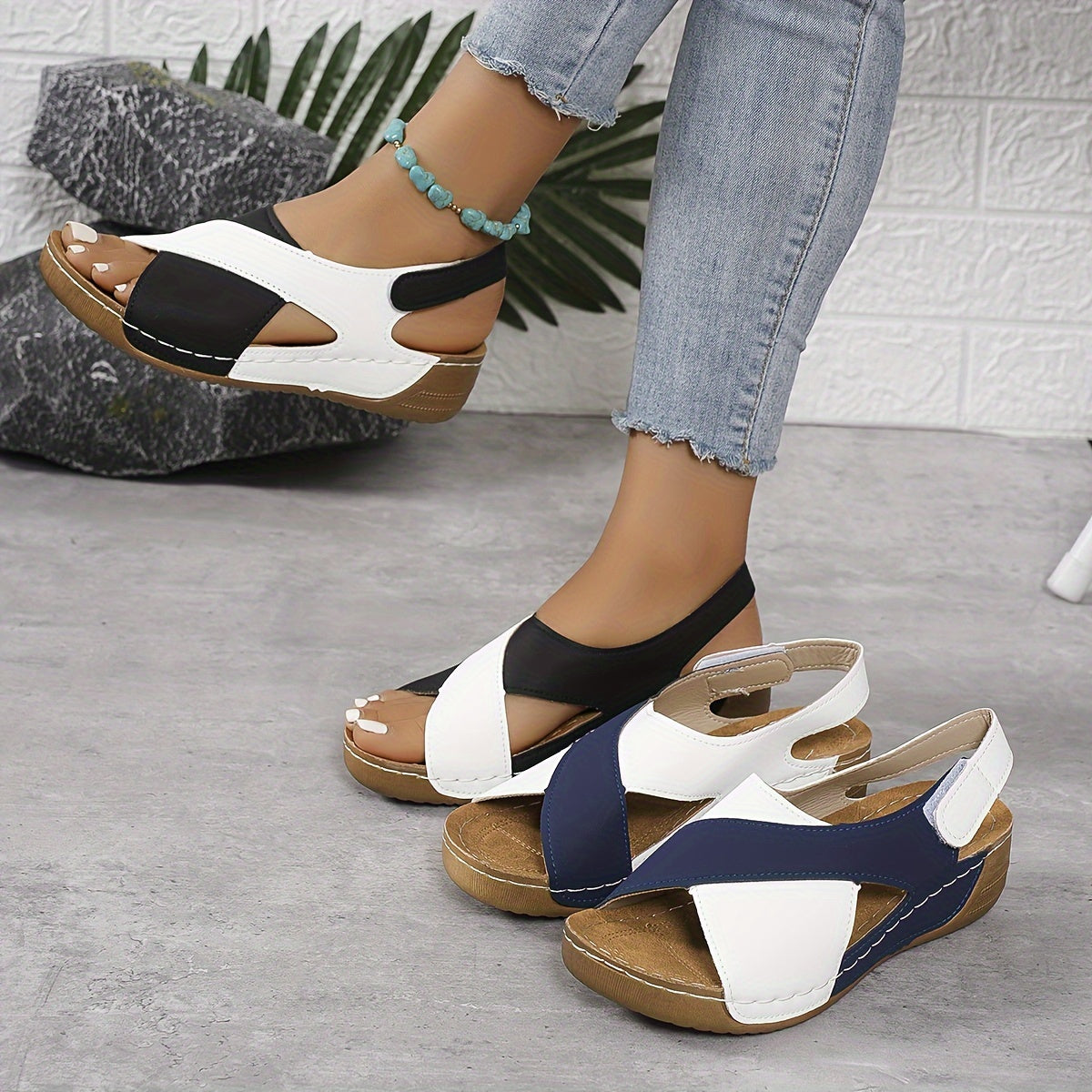 Philine | Mujer Sandalias con Plantilla Contorneada y Correas Ajustables