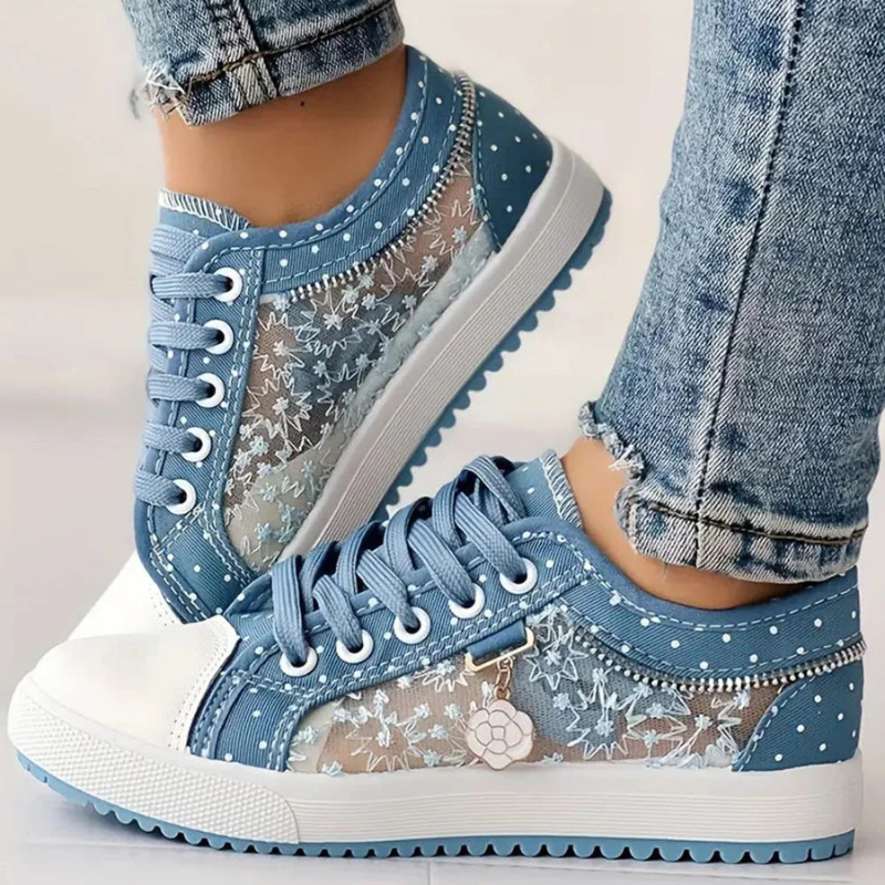 Gea | Mujer Zapatillas con Soporte del Arco y Puntera Ancha