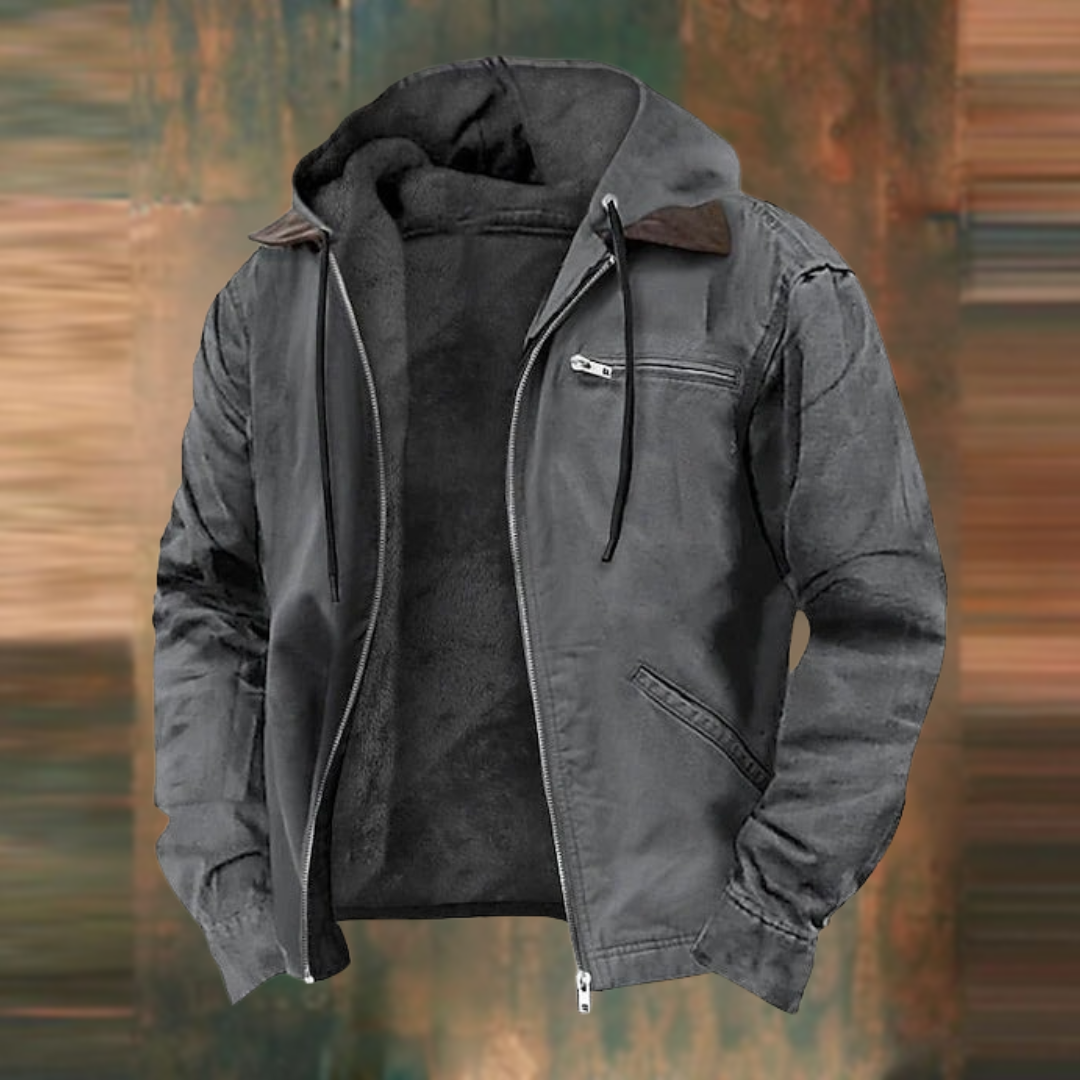George | Hombre Chaqueta de Otoño Entallada con Bolsillos
