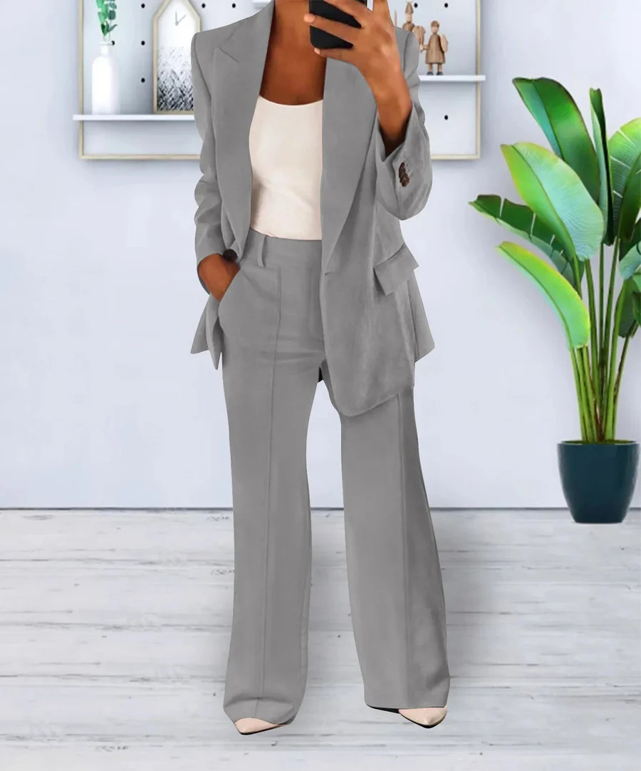 Megan | Mujer Traje Formal de Dos Piezas Elegante