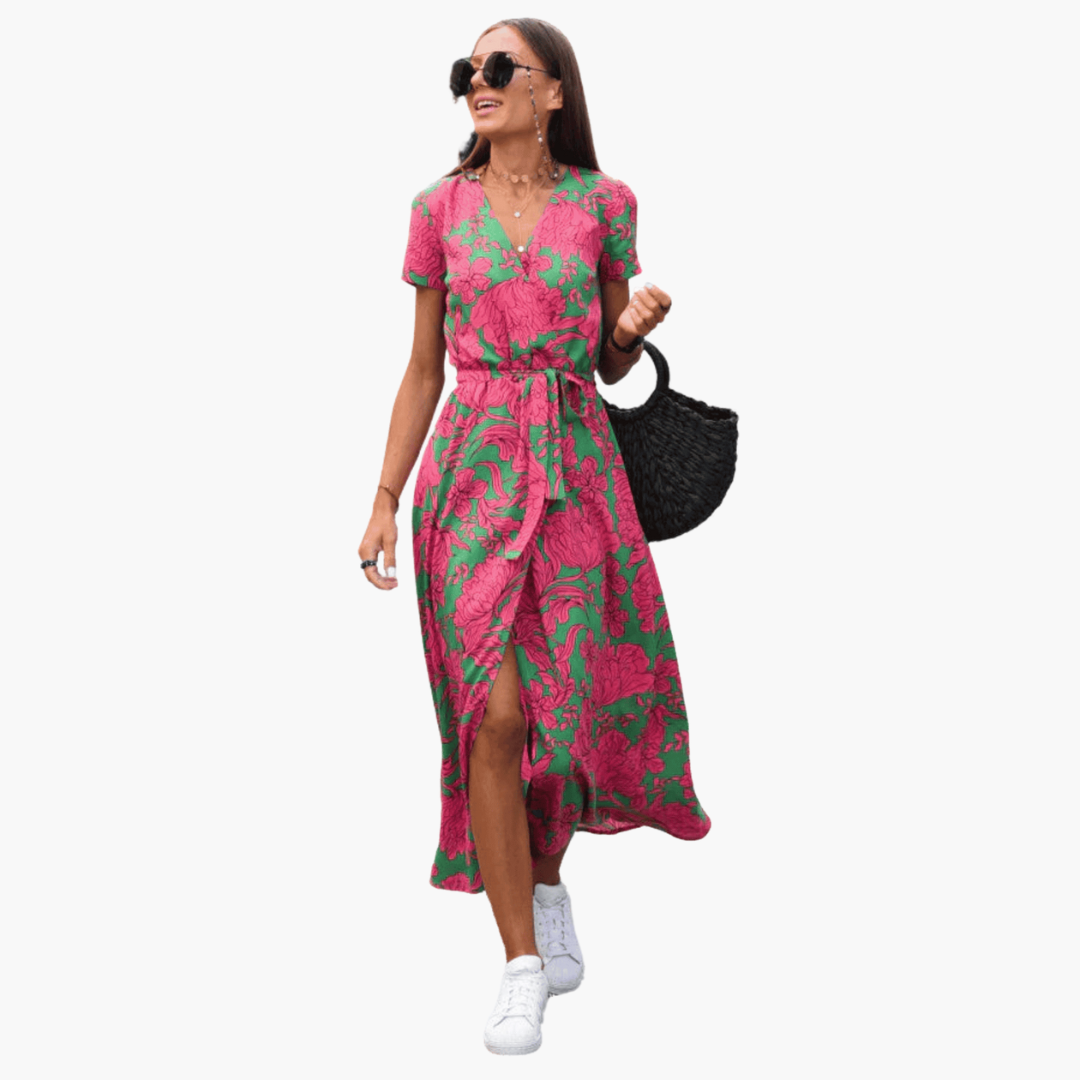 Rosa y verde / 2XL