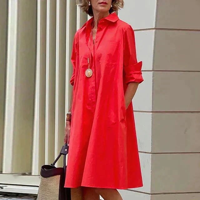 Velda | Mujer Vestido de Flores Favorecedor Atemporal