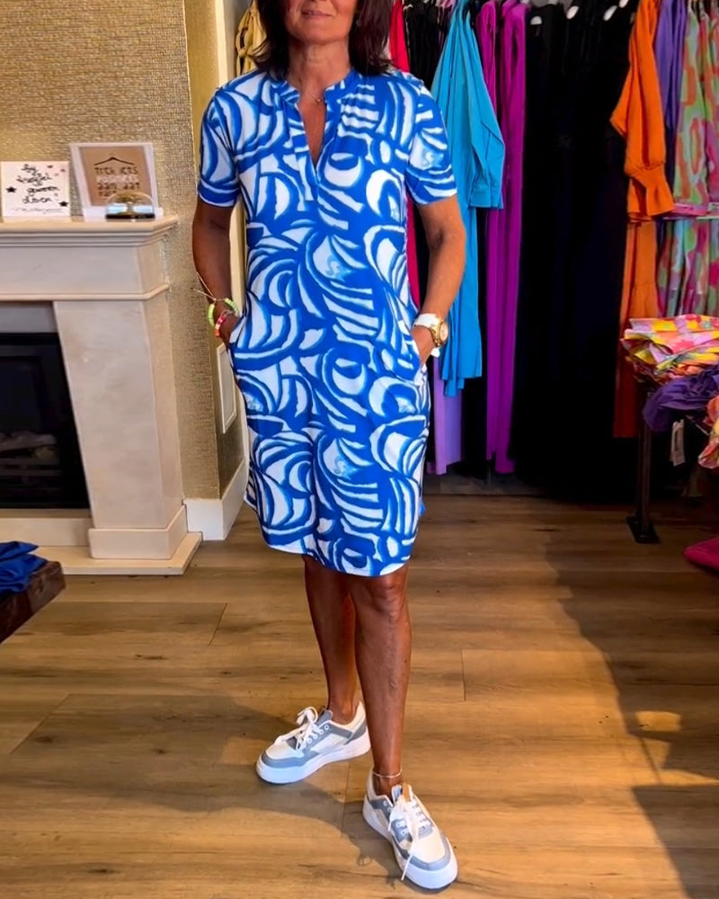 Lucia | Mujer Vestido Polo Deportivo con Bolsillos