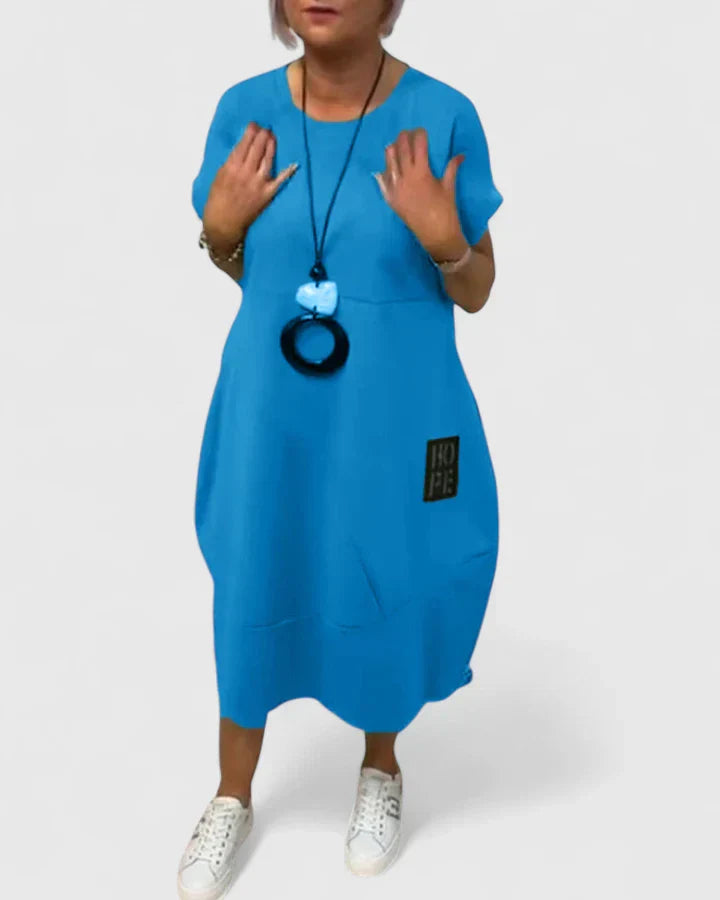 Leonie | Mujer Vestido Oversize Fluido Minimalista