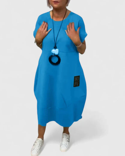 Leonie | Mujer Vestido Oversize Fluido Minimalista