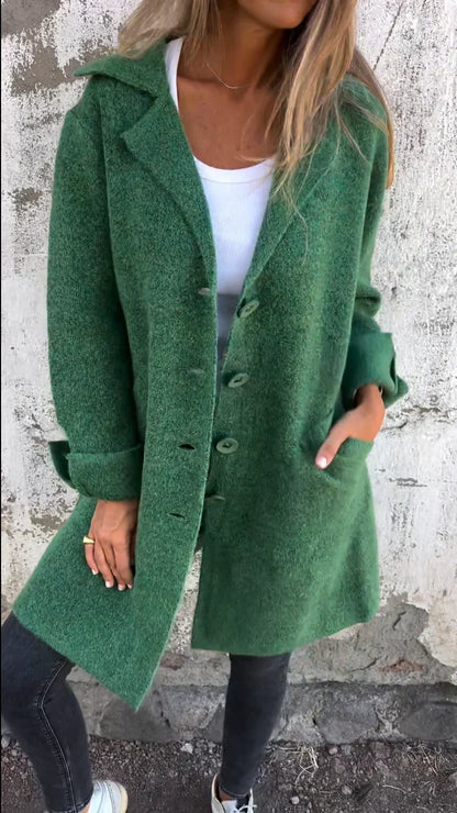 Cato | Mujer Blazer con Cuello de Solapa y Botones