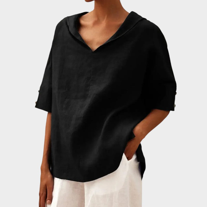 Aemilia | Mujer Blusa Entallada Favorecedora de Primavera
