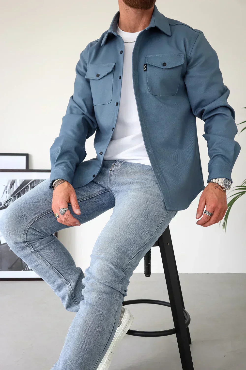 Floris | Hombre Sobrecamisa para Superponer