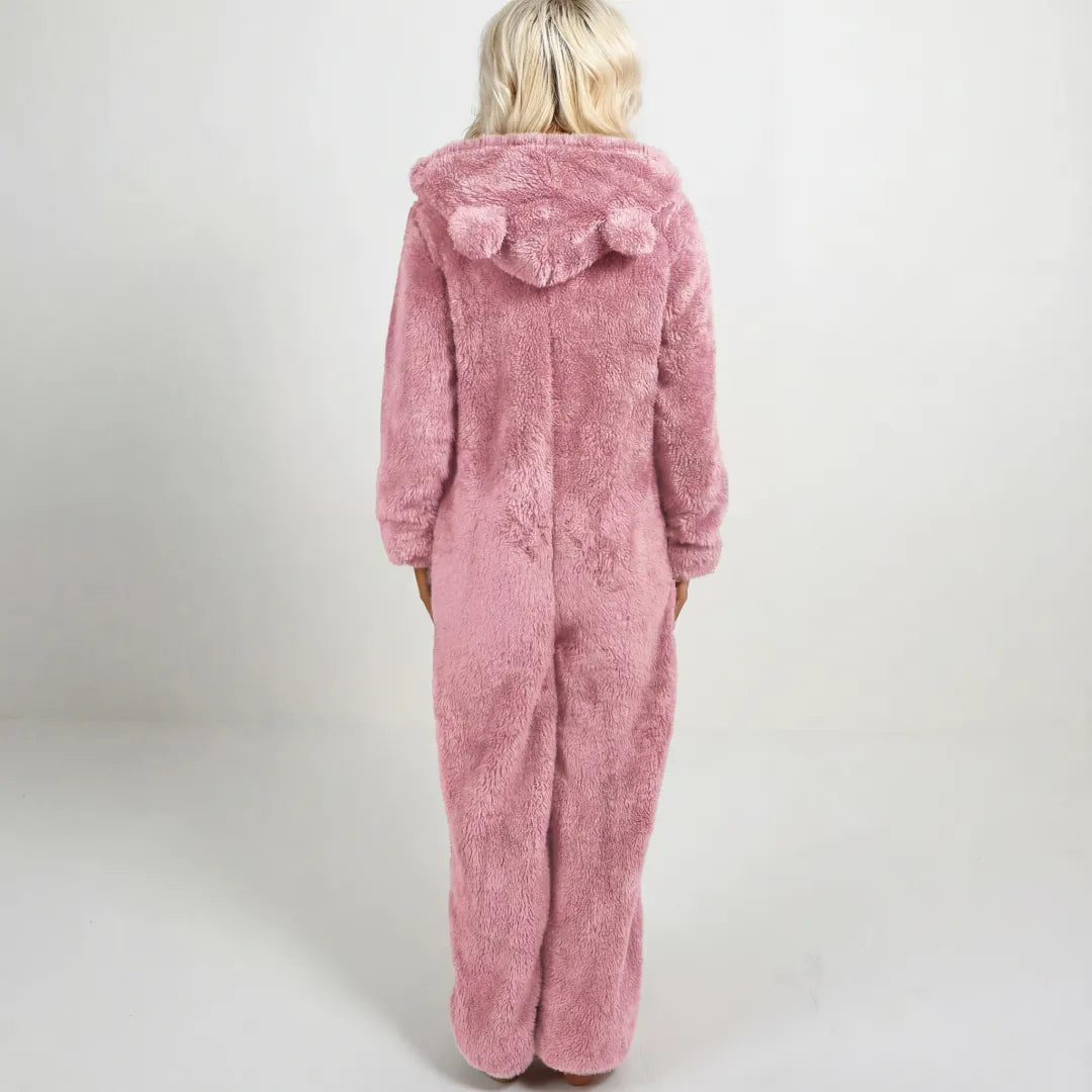 Cyranelle | Mujer Sudadera Teddy con Capucha y Cremallera