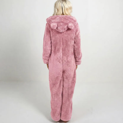 Cyranelle | Mujer Sudadera Teddy con Capucha y Cremallera