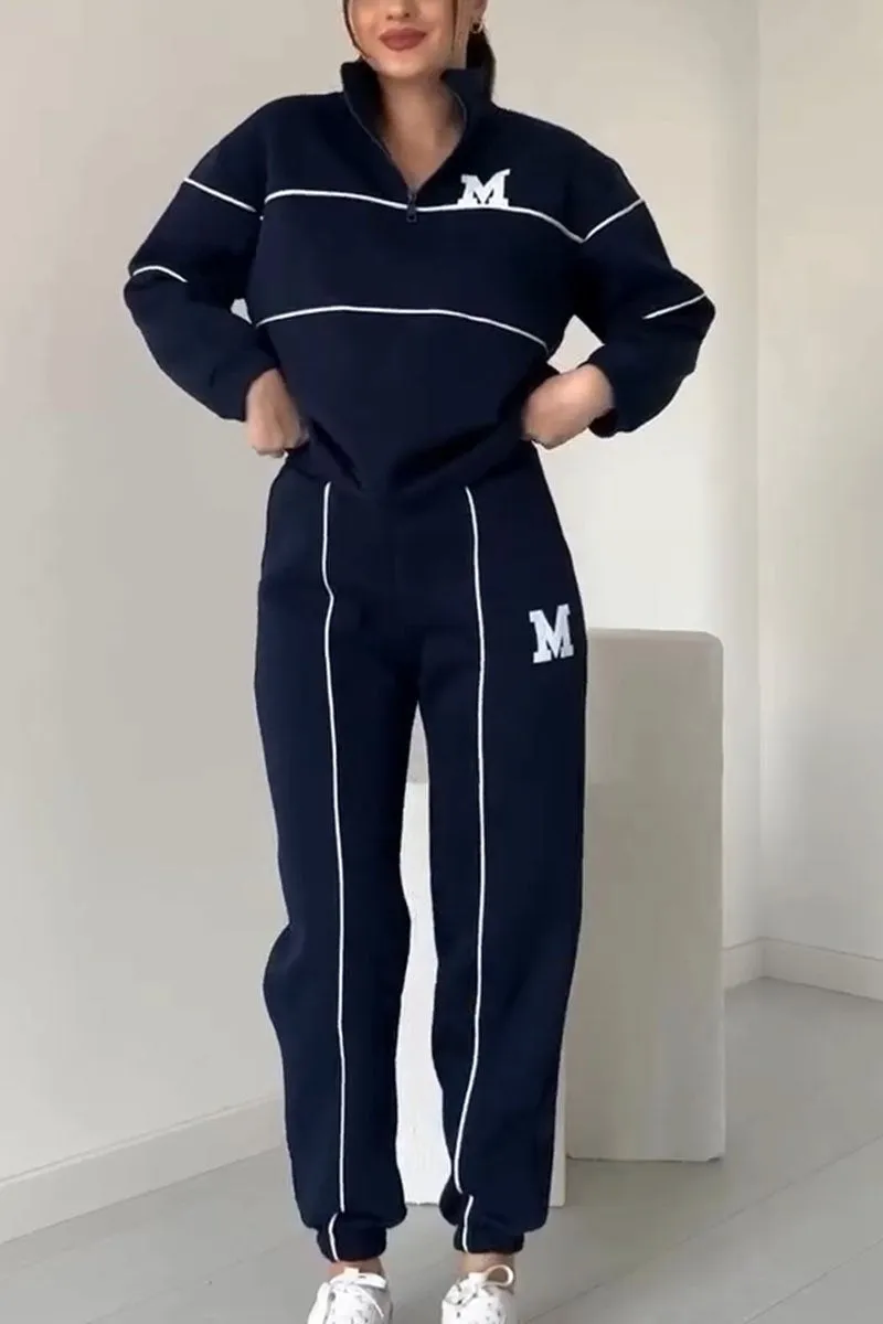 Brianna | Mujer Conjunto Deportivo con Media Cremallera y Pantalón Jogger