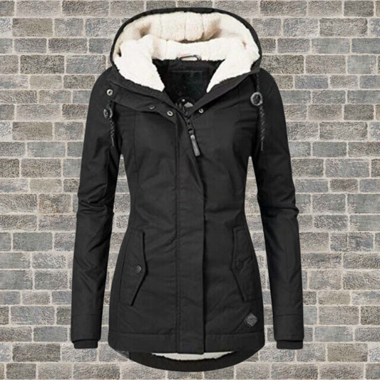 Klea | Mujer Chaqueta de Invierno Acolchada con Capucha
