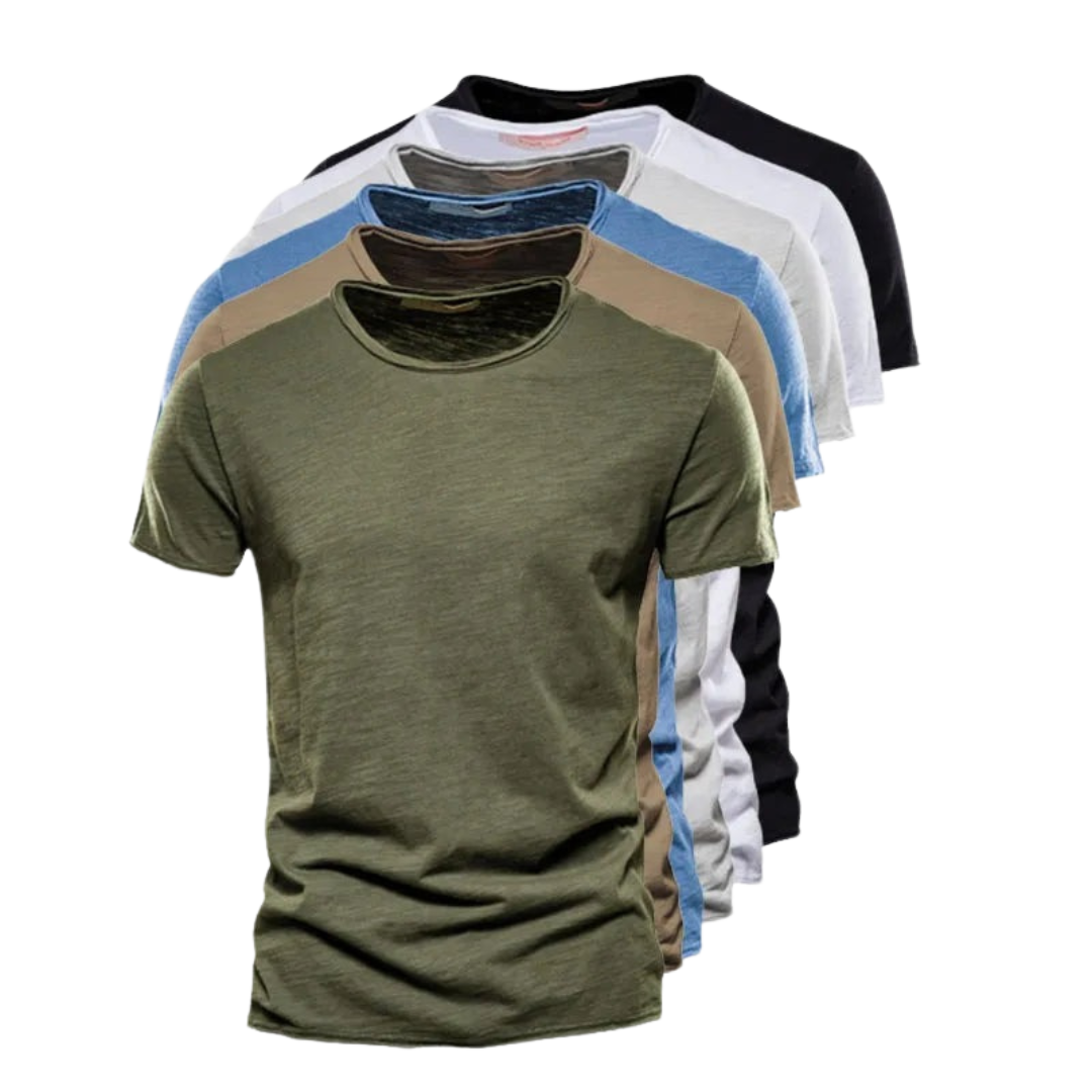 Daniël | Hombre Camiseta Clásica de Algodón