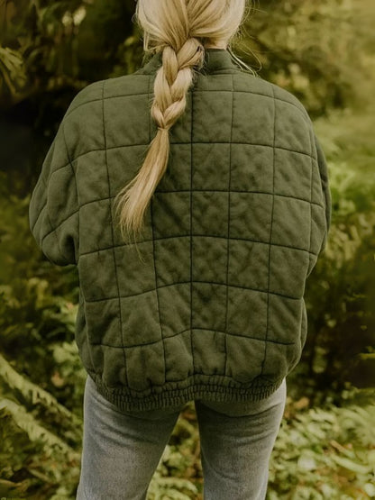 Rhea | Mujer Chaqueta Acolchada Relajada con Bolsillos