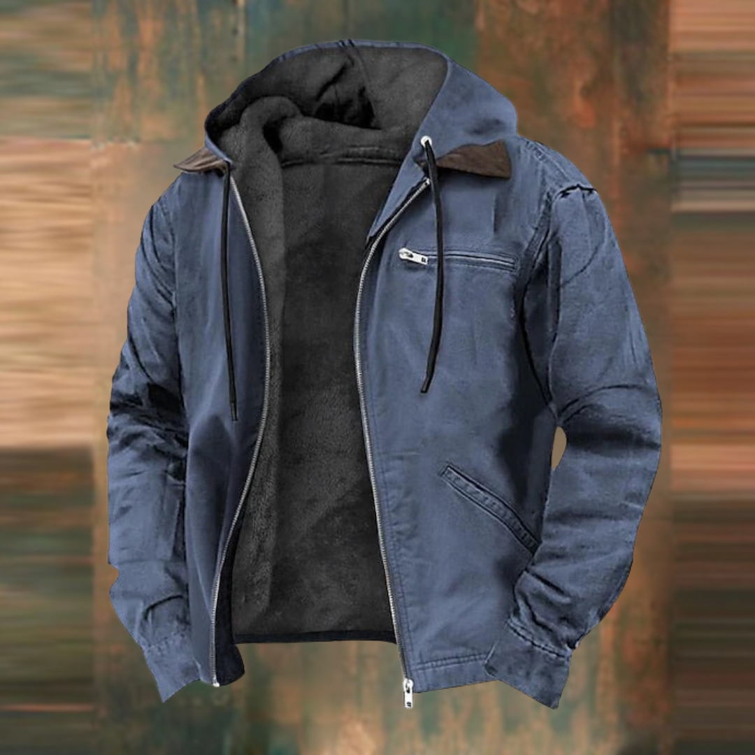 George | Hombre Chaqueta de Otoño Entallada con Bolsillos