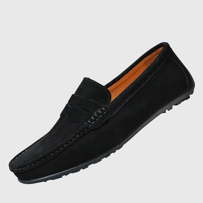 Cathy | Mujer Mocasines Tipo Penny en Rojo Arándano
