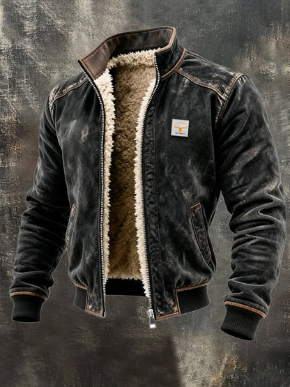 Jackson | Hombre Chaqueta Aviador con Forro Cálido