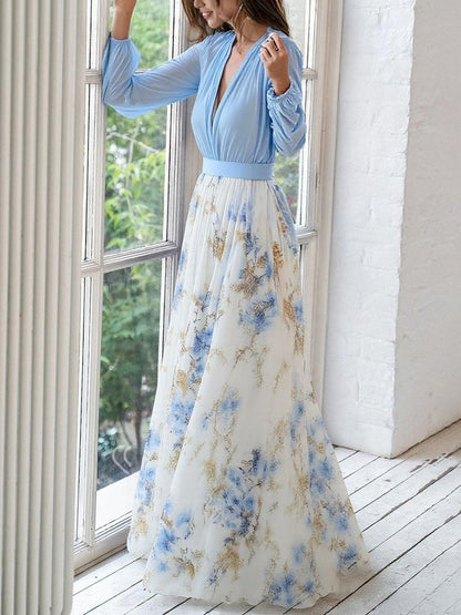 Guusje | Mujer Vestido Largo Floral y Fluido