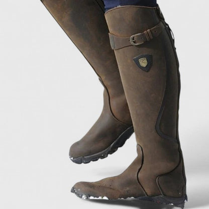 Sandy | Mujer Botas Altas hasta la Rodilla de Estilo Ecuestre