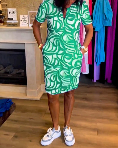 Lucia | Mujer Vestido Polo Deportivo con Bolsillos