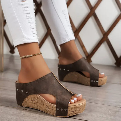 Francesca | Mujer Zapatos de Tacón Ancho con Suela de Gel