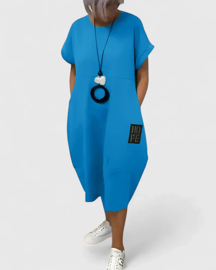 Leonie | Mujer Vestido Oversize Fluido Minimalista