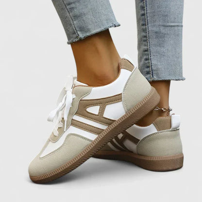 Claudine | Mujer Zapatillas con Cordones de Estilo Casual