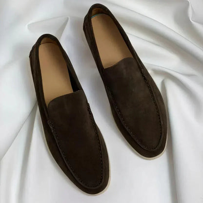 Dilia | Hombre Mocasines de Ante con Plantilla Acolchada