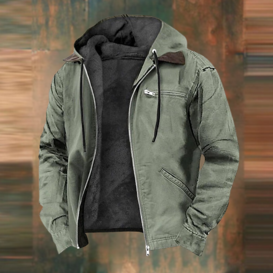 George | Hombre Chaqueta de Otoño Entallada con Bolsillos